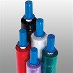 Goodwrappers® Color-Tinted Stretch Film Picture for category <p>Goodwrappers® stretch film system is the easiest and fastest way to hand wrap pallets.</p>
<ul>
<li>Quiet , color-tinted cast stretch film is great for identifying, unitizing and stabilizing shipments.</li>
<li>Colors are easy to see through yet provide enough tint for easy identification.</li>
<li>Built in disposable handles prevent friction on hands.</li>
<li>Patented dispensing system provides tension control for maximum film stretch to save on film.</li>
<li>No assembly required. Ready to use out of the box.</li>
</ul>