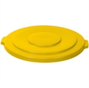 Picture of 44 Gallon Brute® Container Flat Lid - Yellow