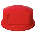 Picture of 32 Gallon Brute® Container Domed Lid - Red