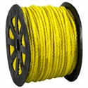 Picture of 1/4" 1,150 lb 600' Yellow Twisted Polypropylene Rope
