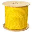 Picture of 1" 12,800 lb 600' Yellow Twisted Polypropylene Rope