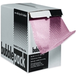 Picture for category Pink anti-static bubble in a convenient dispensing carton.<ul><li>Provides cushioning and static protection for electronic components.</li><li>Cross-perforated every 12".</li><li>Completely portable around the workplace.</li></ul>