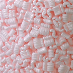 Picture for category Polystyrene packing peanuts cushion contents on all sides.<ul><li>Interlocking shape prevents contents from settling.</li><li>Economical, fast and easy to use void fill.</li><li>Made from pink anti-static polystyrene.</li><li>7 cubic foot bags are UPSable.</li><li>20 cubic foot bags ship via truck only.</li></ul>